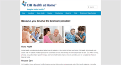 Desktop Screenshot of chihealthconnectathome.com