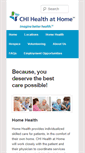 Mobile Screenshot of chihealthconnectathome.com